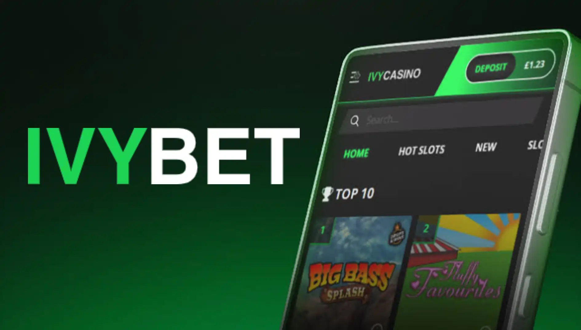IvyBet Casino App Screenshot